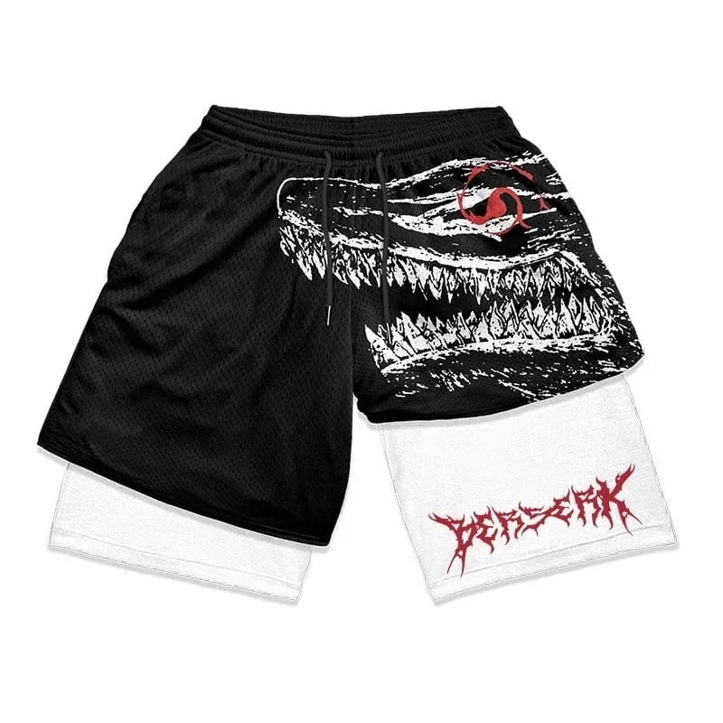 Berserk Anime Summer Sports Shorts