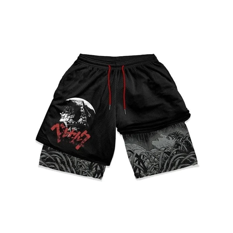 Berserk Anime Summer Sports Shorts