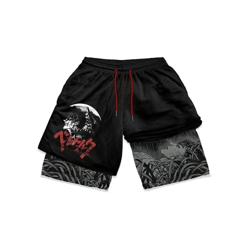 Berserk Anime Summer Sports Shorts