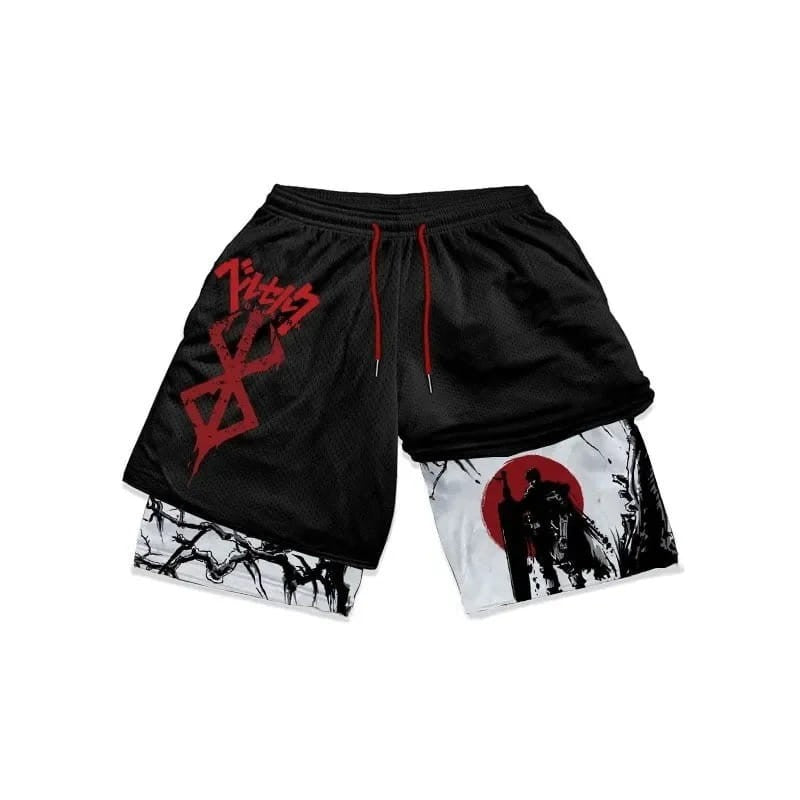Berserk Anime Summer Sports Shorts