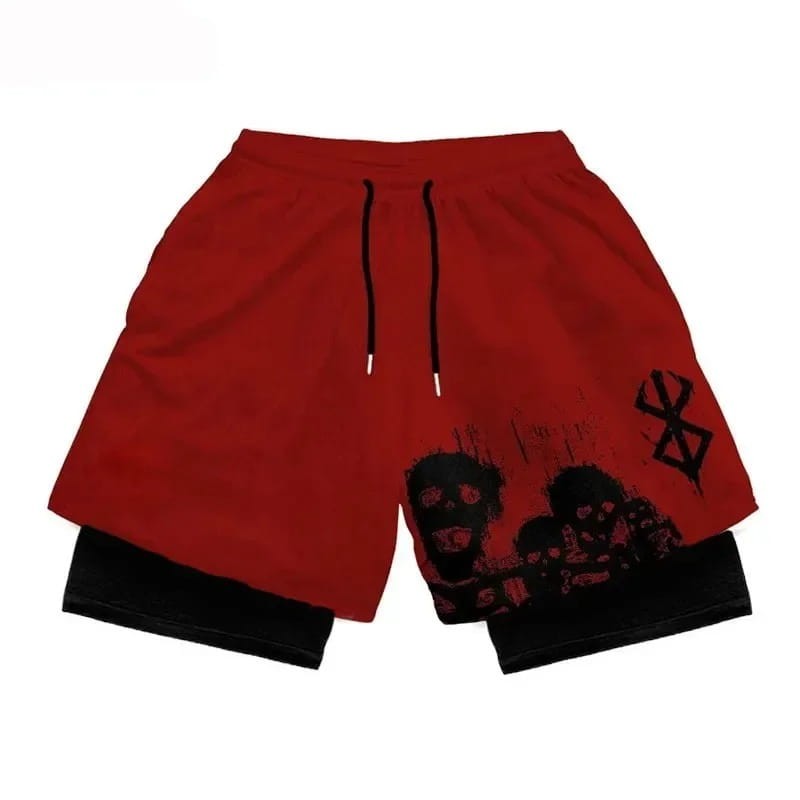 Berserk Anime Summer Sports Shorts