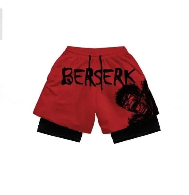Berserk Anime Summer Sports Shorts