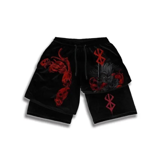 Berserk Anime Summer Sports Shorts