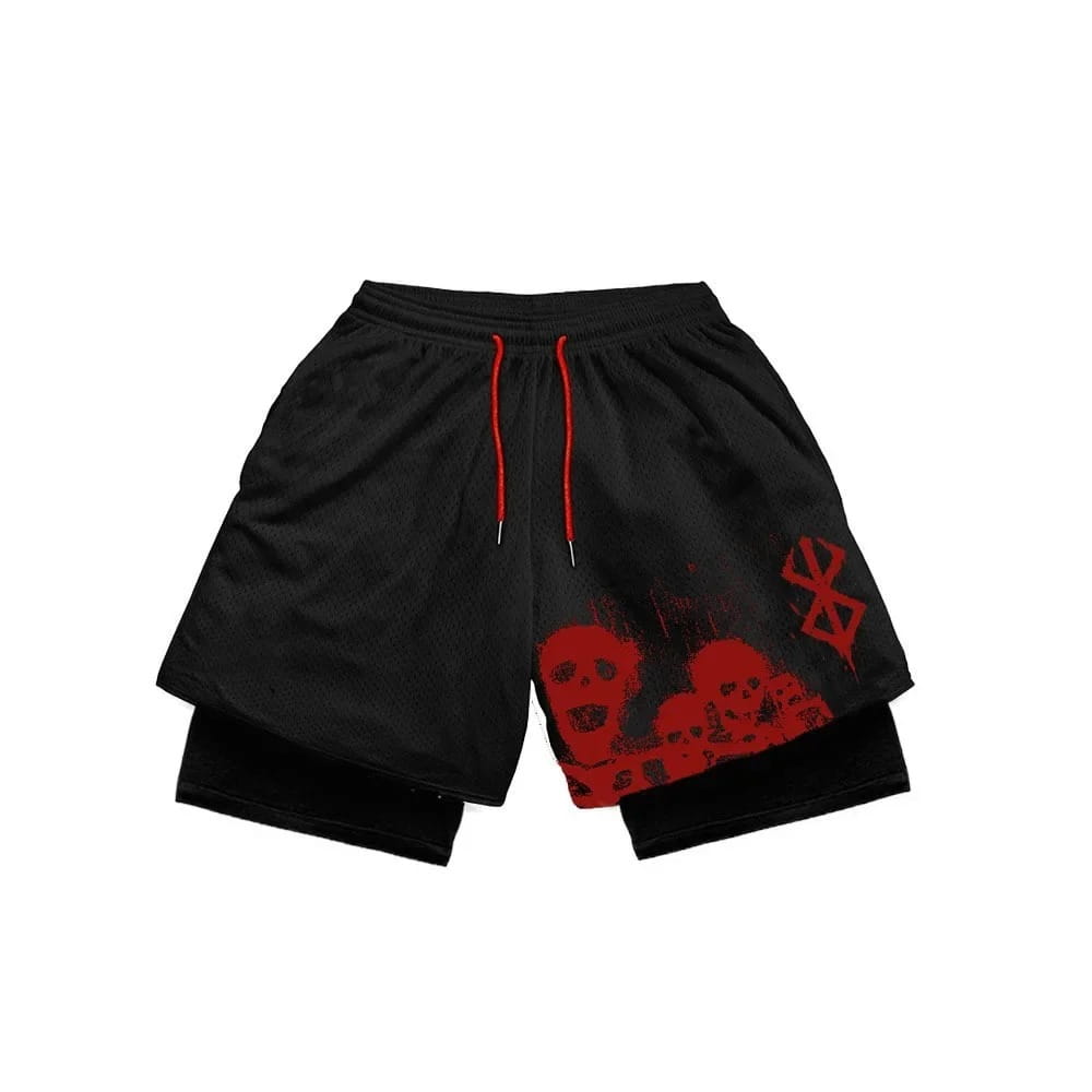 Berserk Anime Summer Sports Shorts