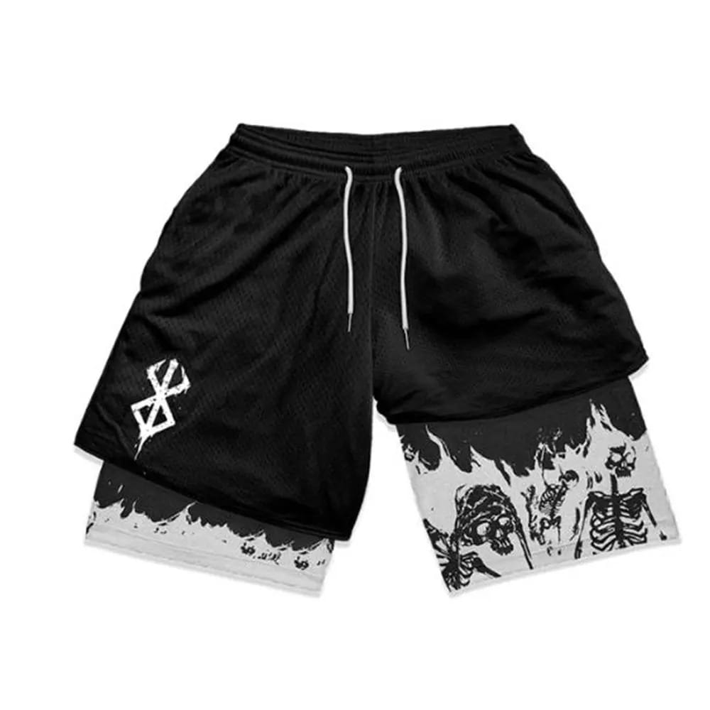 Berserk Anime Summer Sports Shorts