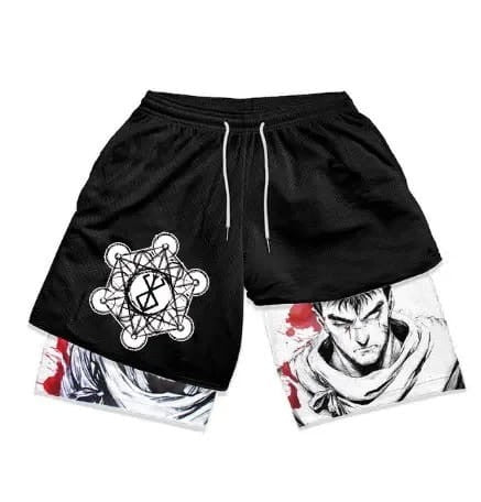Berserk Anime Summer Sports Shorts