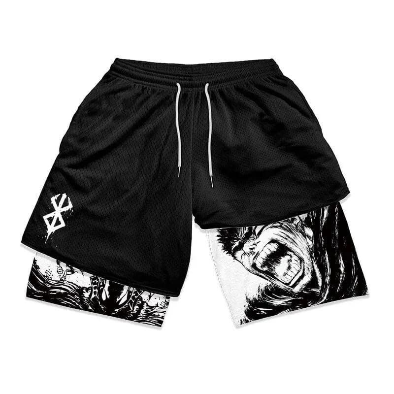 Berserk Anime Summer Sports Shorts