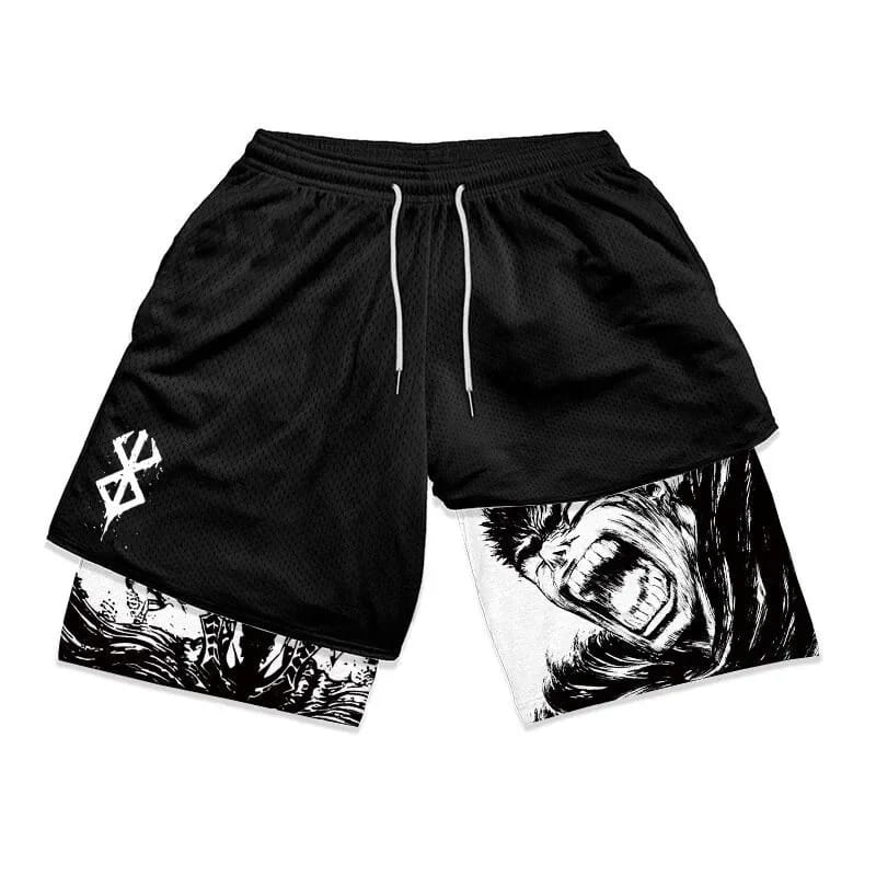 Berserk Anime Summer Sports Shorts