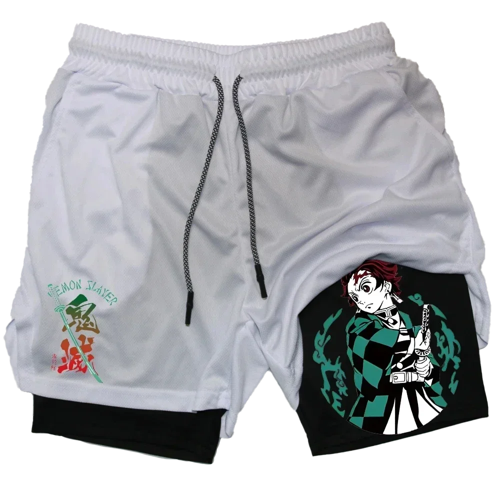 Demon Slayer Anime Summer Sports Shorts