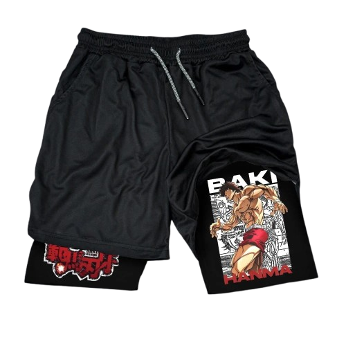 Baki Anime Summer Sports Shorts