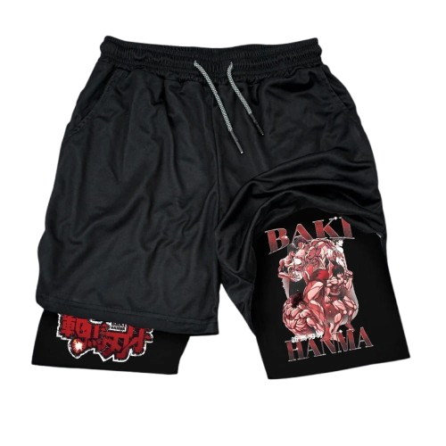 Baki Anime Summer Sports Shorts