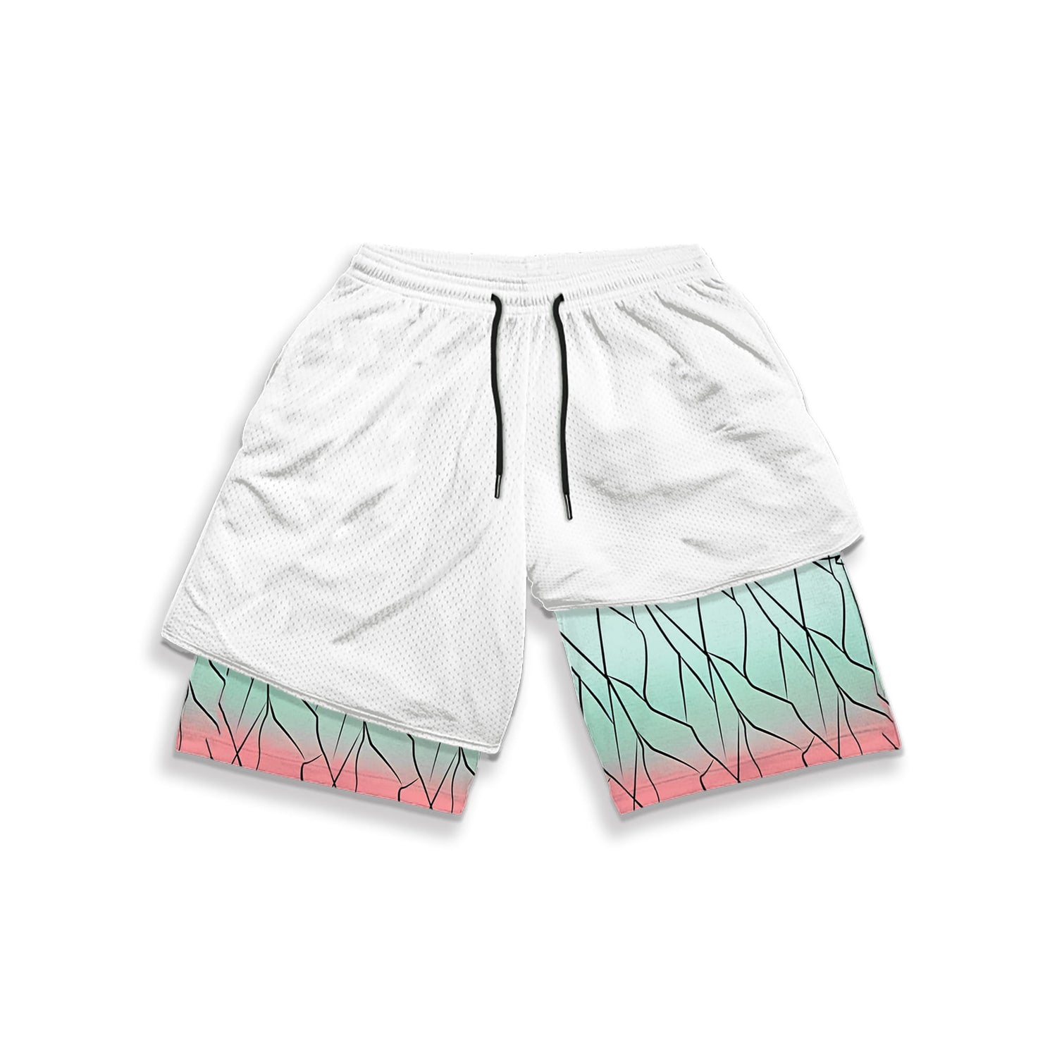 Anime Summer Sports Shorts Demon Slayer Shinobu Kochou