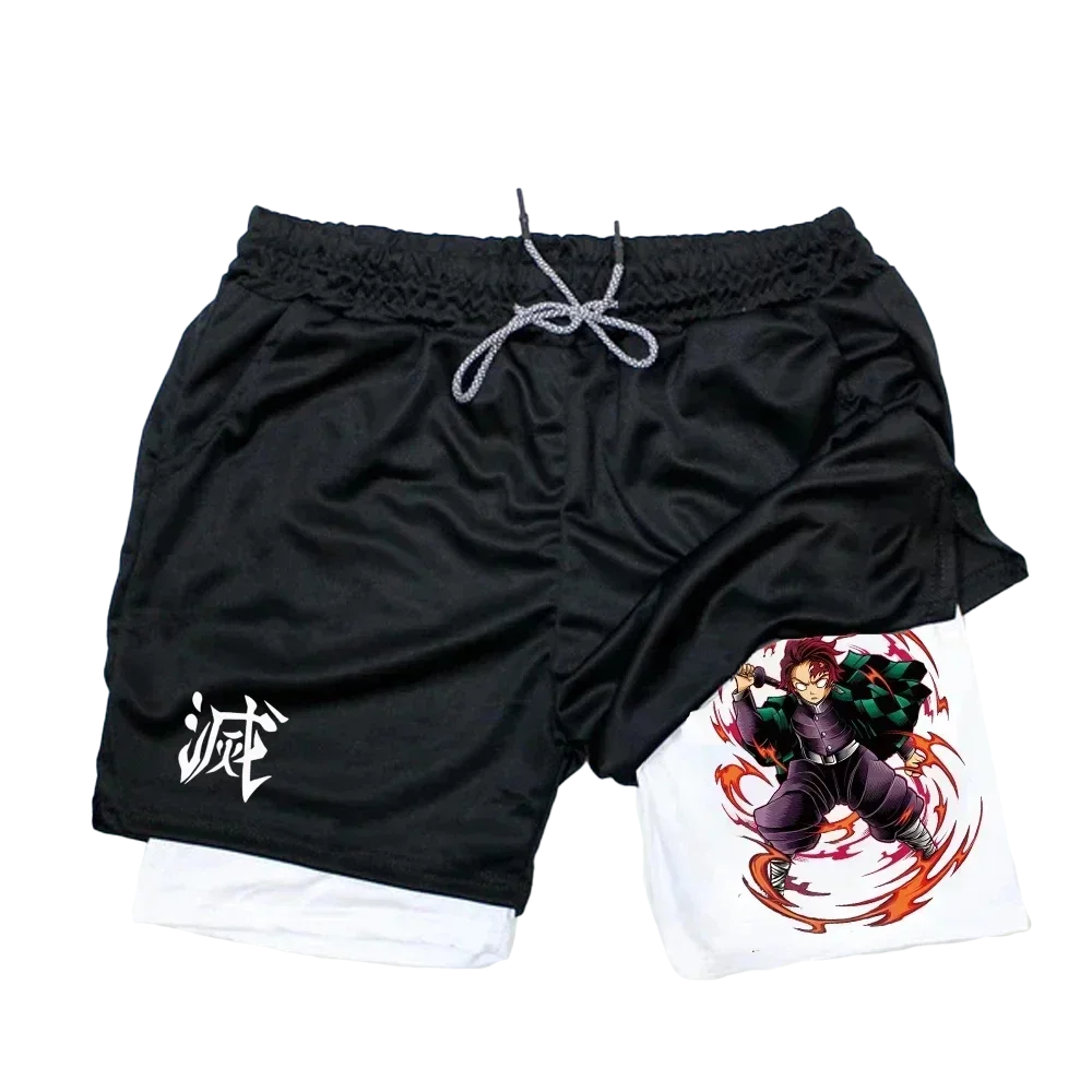 Demon Slayer Anime Summer Sports Shorts