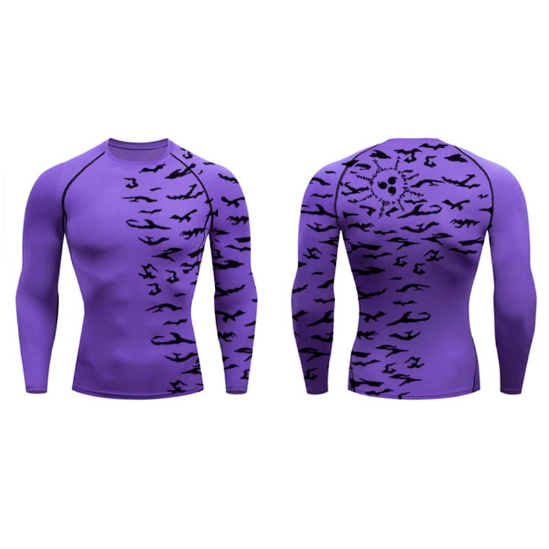 Anime Long-Sleeve Gym Sports T-Shirt Naruto