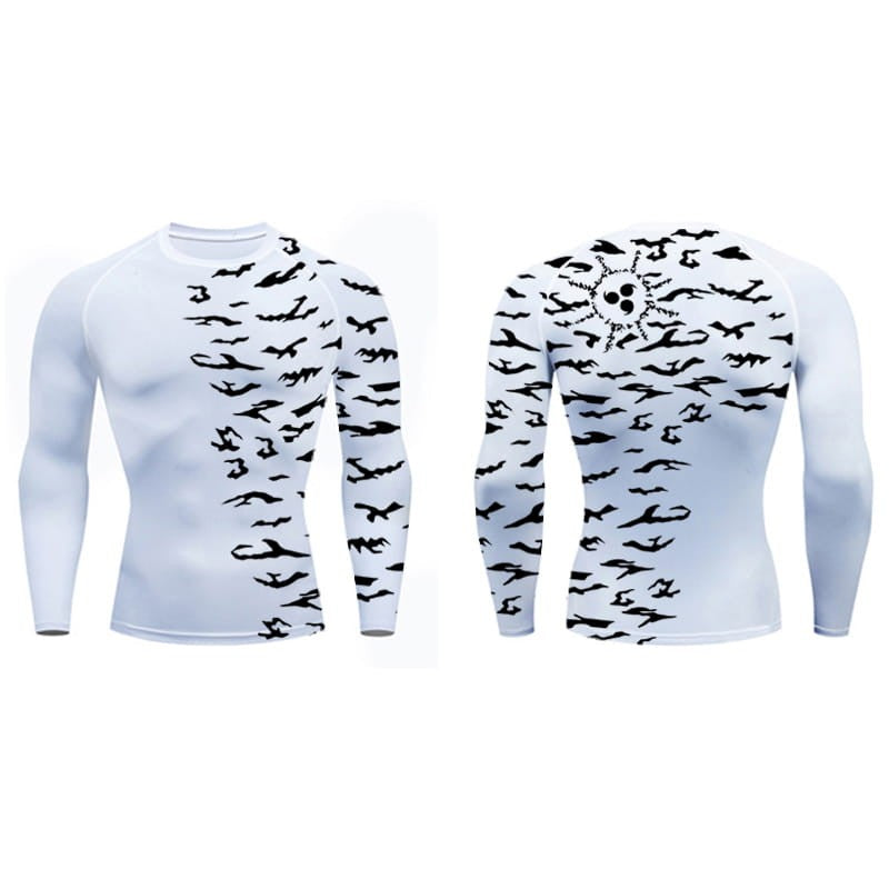 Anime Long-Sleeve Gym Sports T-Shirt Naruto