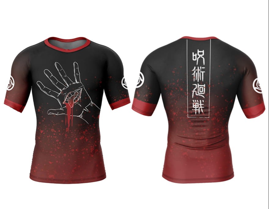 Anime Short-Sleeve Gym Sports T-Shirt Jujutsu Kaisen