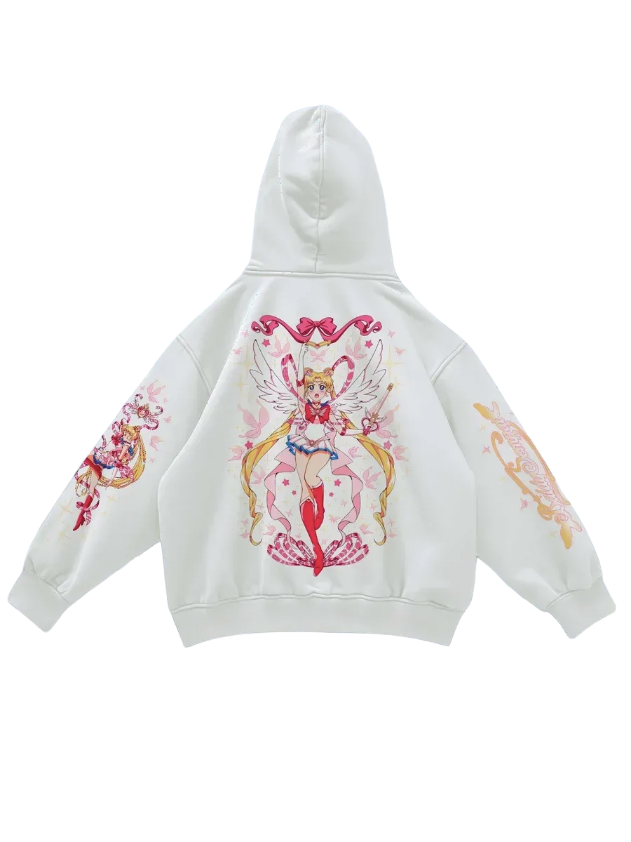 Sailor Moon Anime Cotton Hoodie