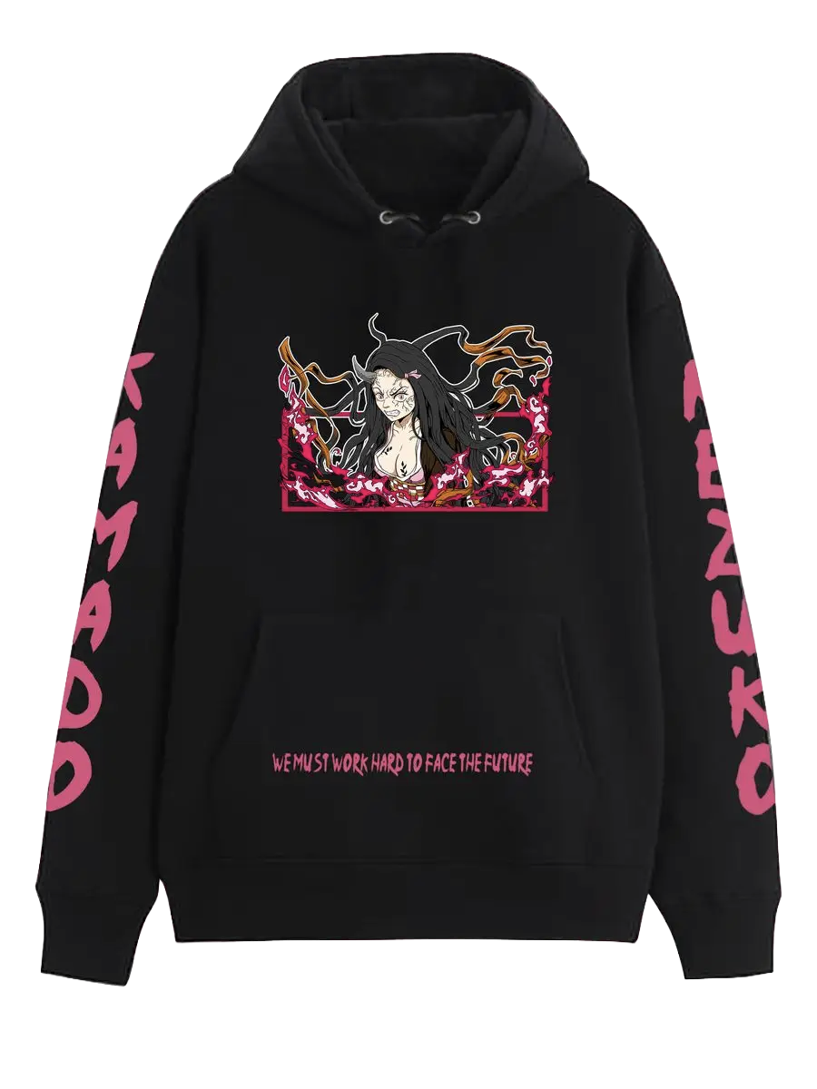 Anime Cotton Hoodie Demon Slayer