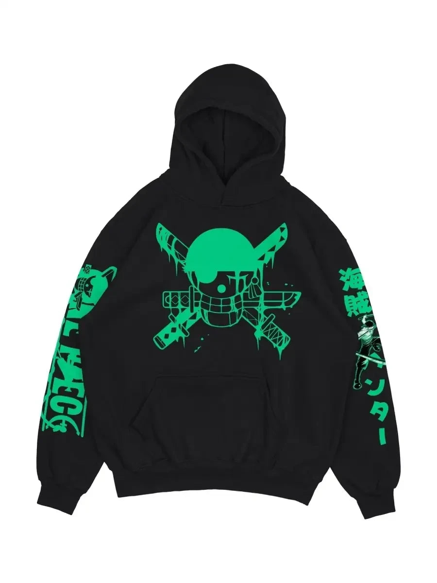 Anime Cotton Hoodie One Piece