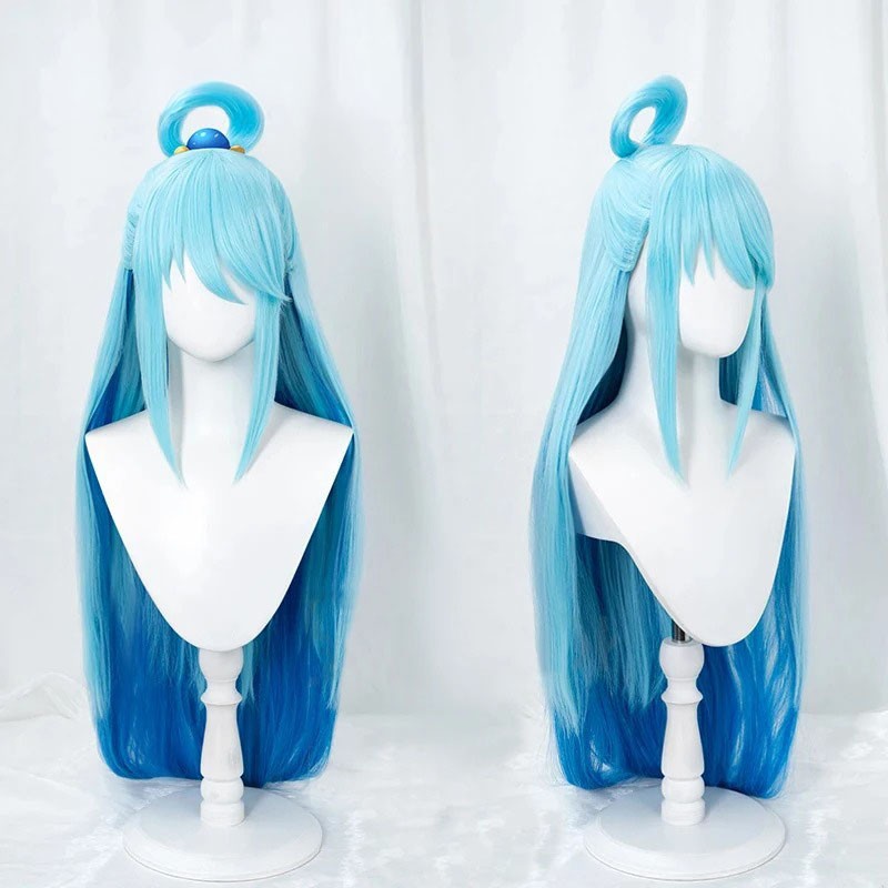 Anime Cosplay Wig Konosuba Aqua