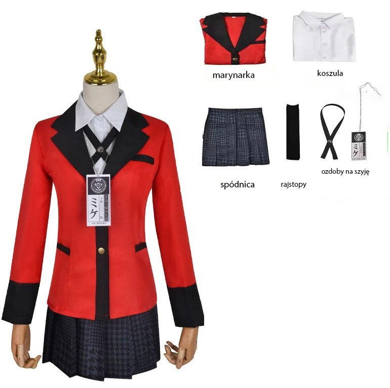 Anime Cosplay Costume Kakegurui - Kirari Momobami