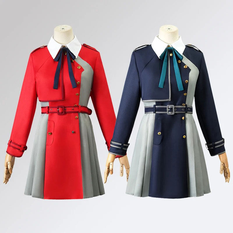 Anime Cosplay Costume Lycoris Recoil Chisato Nishikigi