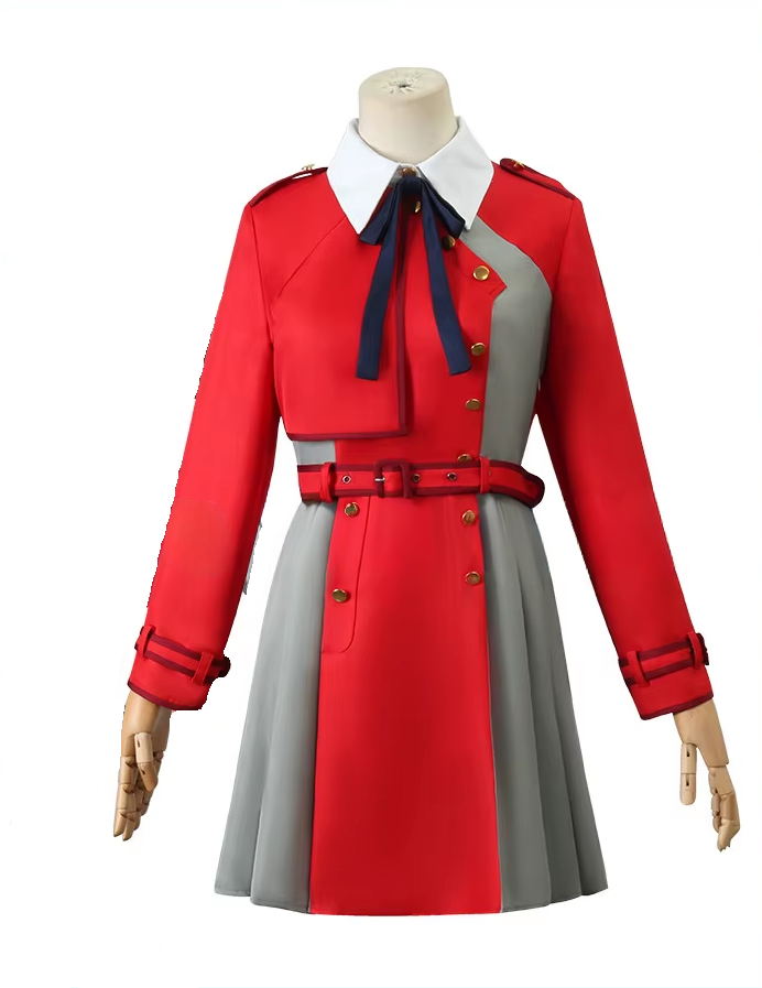 Anime Cosplay Costume Lycoris Recoil Chisato Nishikigi