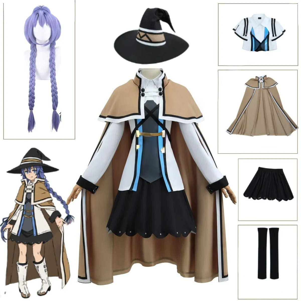 Anime Cosplay Costume Mushoku Tensei Roxy Migurdia