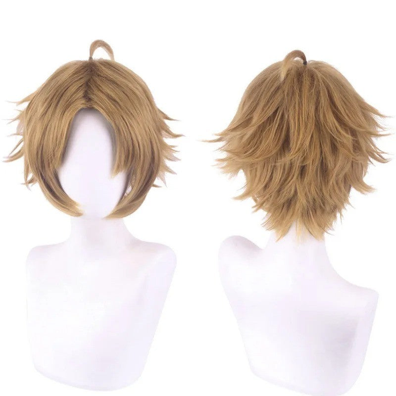 Peruka do Cosplay Anime Mushoku Rudeus Greyrat