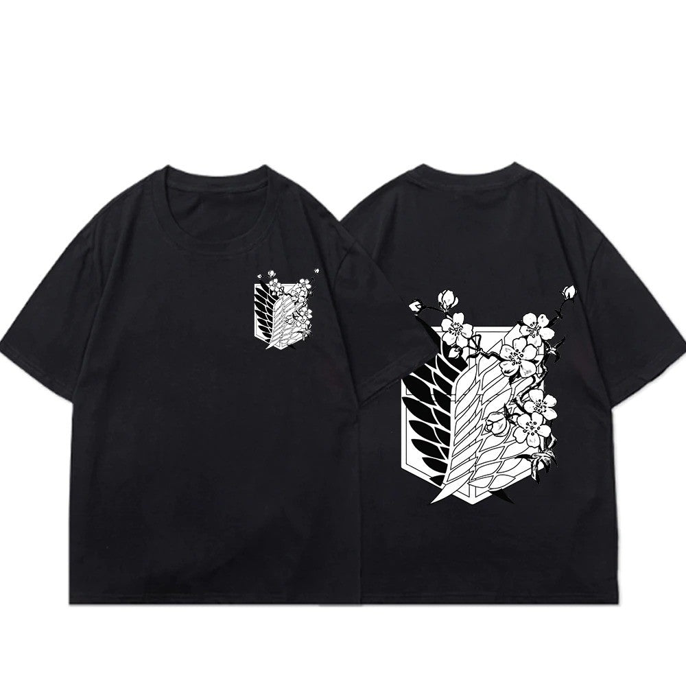 T-Shirt T-shirt Anime 100% Attack On Titan