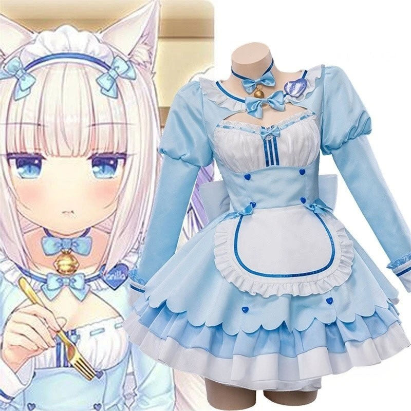 Anime Cosplay Costume Nekopara Vanilla
