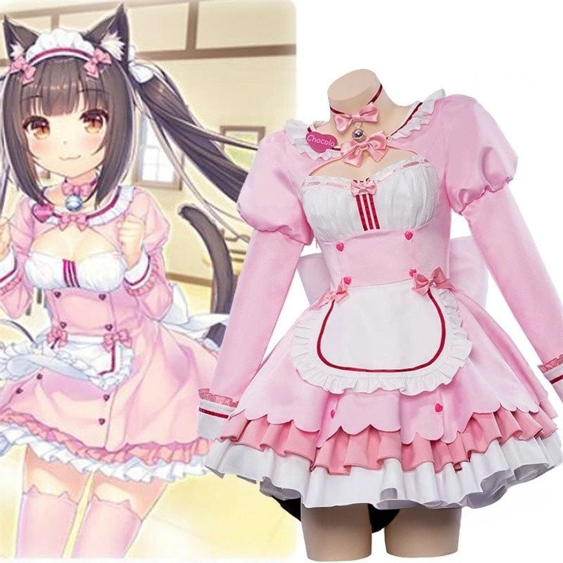 Anime Cosplay Costume Nekopara Chocola