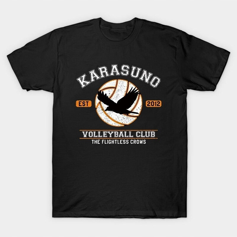 Karasuno High School 100% Cotton Anime T-Shirt