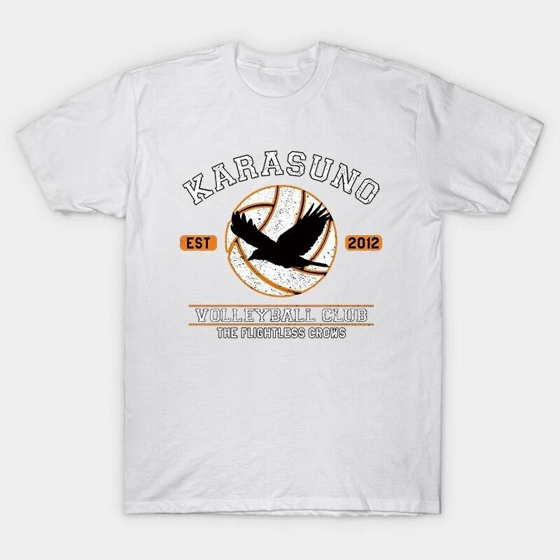 Karasuno High School 100% Cotton Anime T-Shirt
