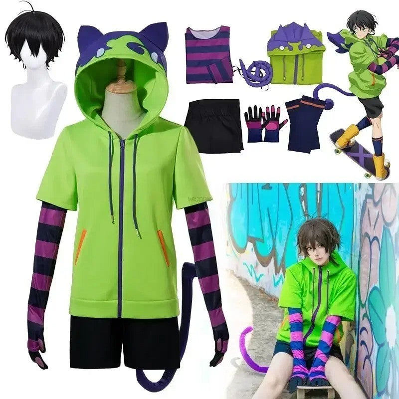 Anime Cosplay Costume SK8 The Infinity Chinen Miya