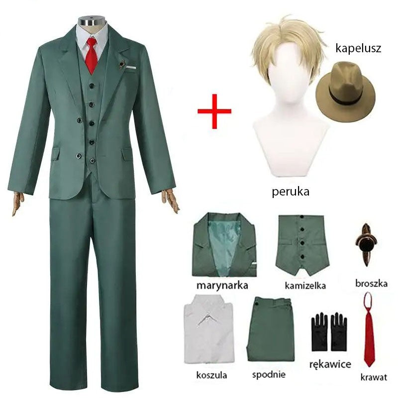 Anime Cosplay Costume Spy X Family Loid Forger