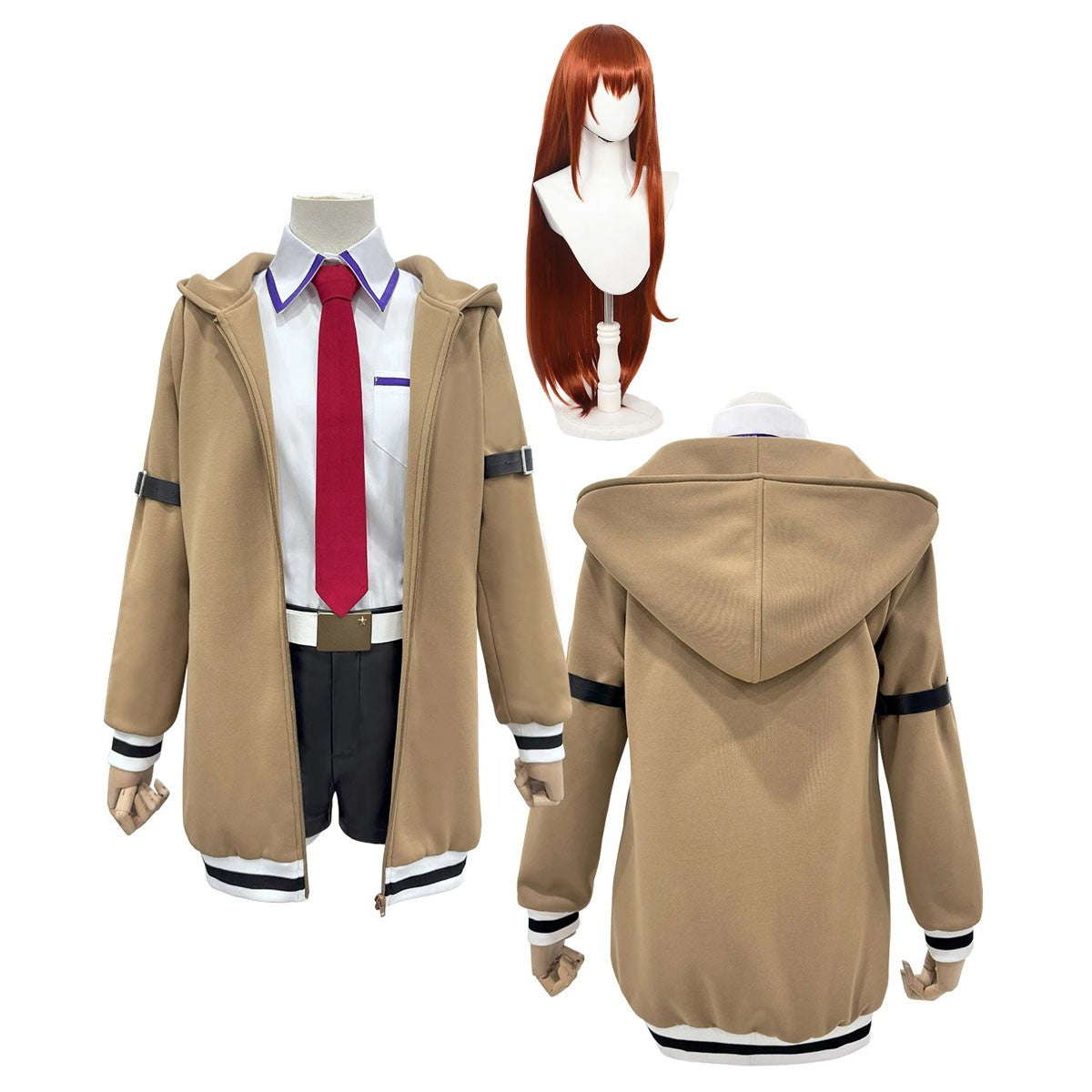 Anime Cosplay Costume Steins; Gate Makise Kurisu