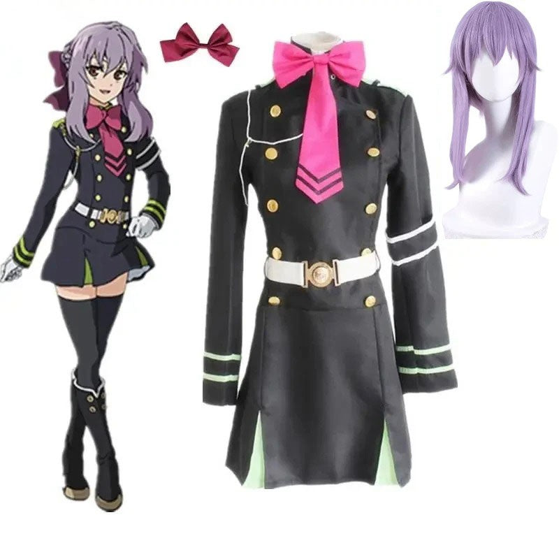 Anime Cosplay Costume Seraph of the End Shinoa Hiiragi