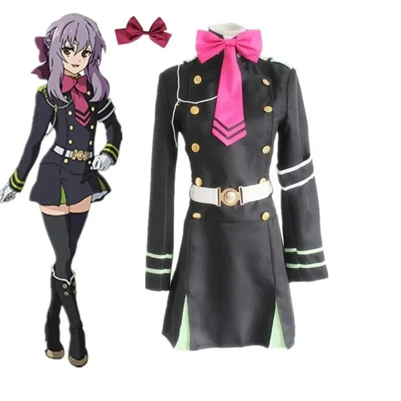 Anime Cosplay Costume Seraph of the End Shinoa Hiiragi
