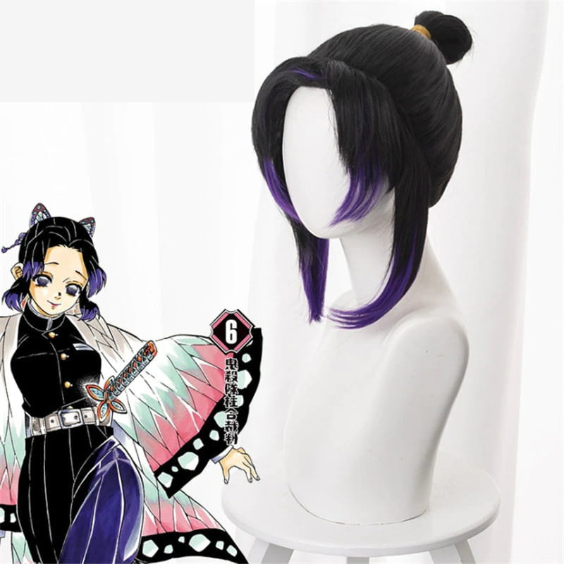Anime Cosplay Wig Demon Slayer - Shinobu Kocho