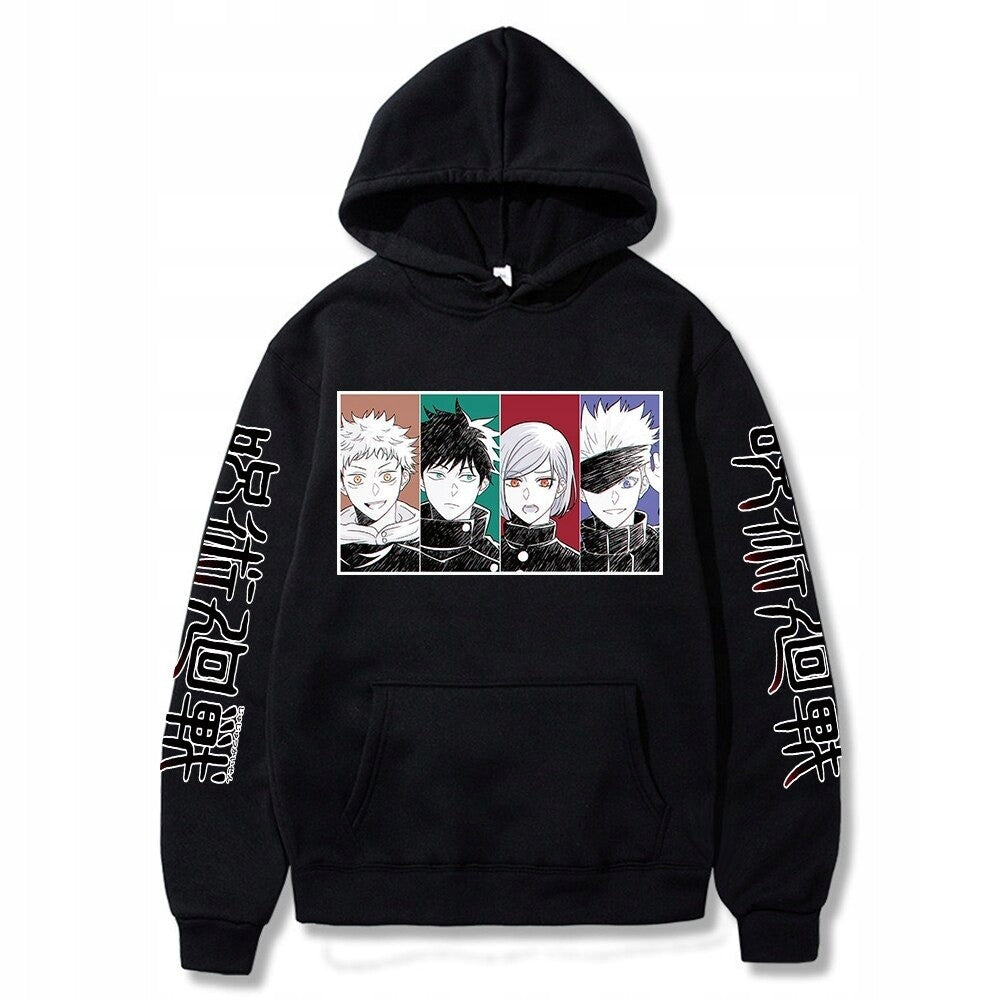 Anime Cotton Hoodie Jujutsu No Kaisen