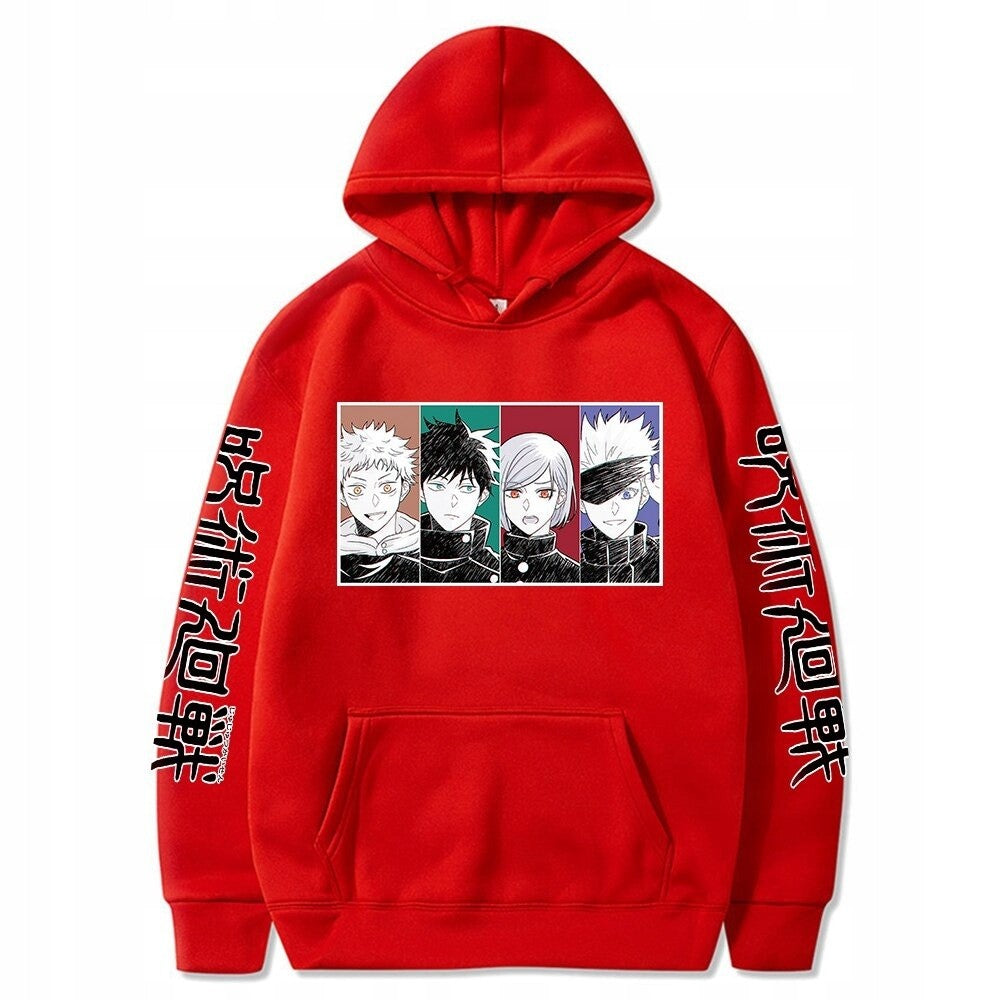 Anime Cotton Hoodie Jujutsu No Kaisen
