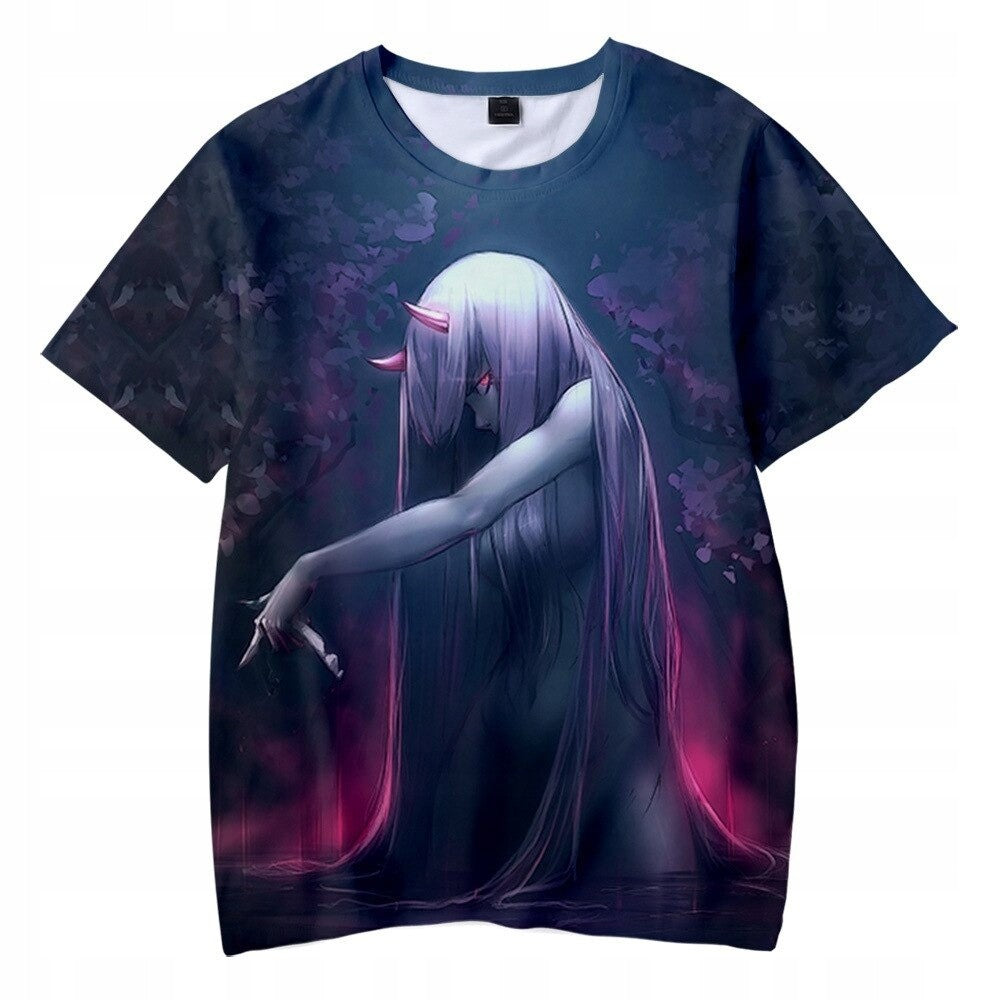Anime 3D Print T-Shirt Darling in the Franxx