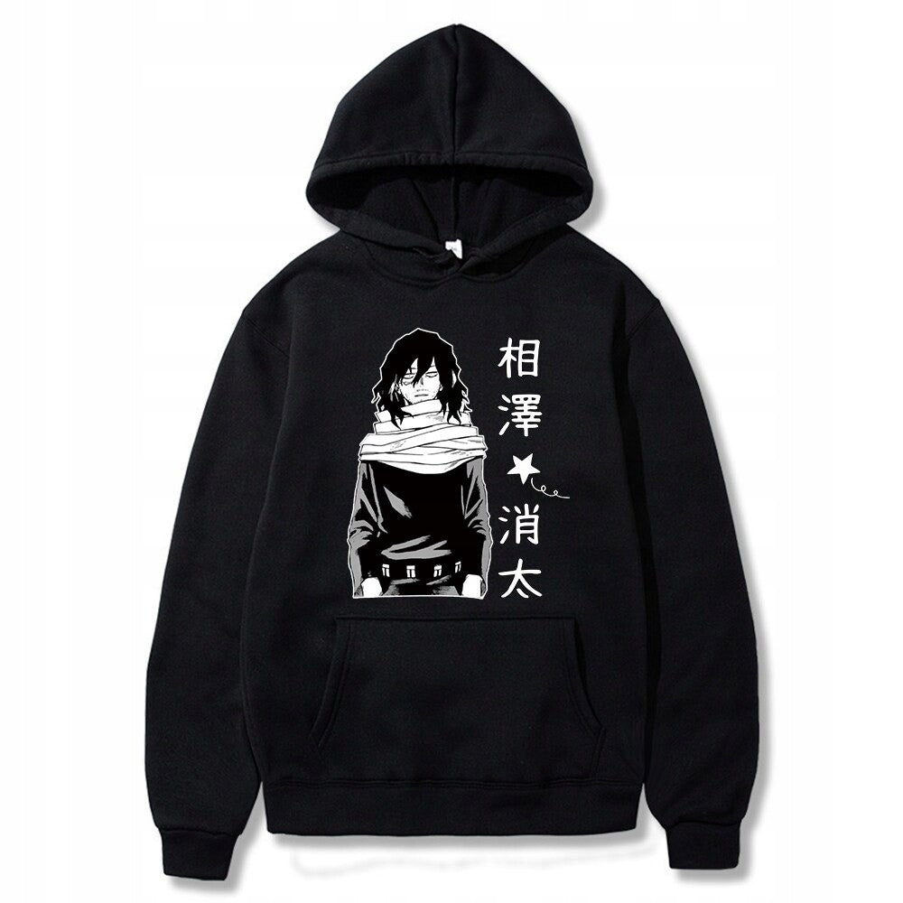 Cotton Hoodie My Hero Academia Aizawa