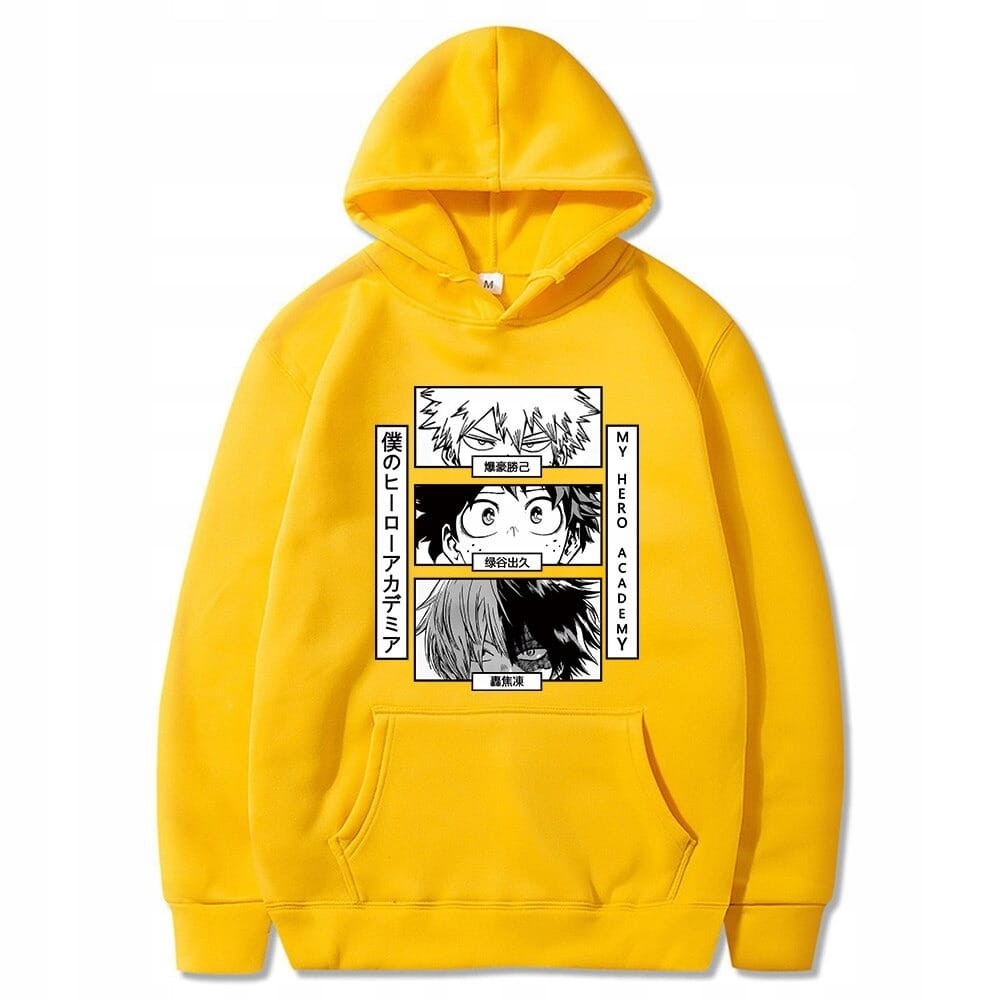 Cotton Hoodie My Hero Academia Bakugo Izuku Shoto