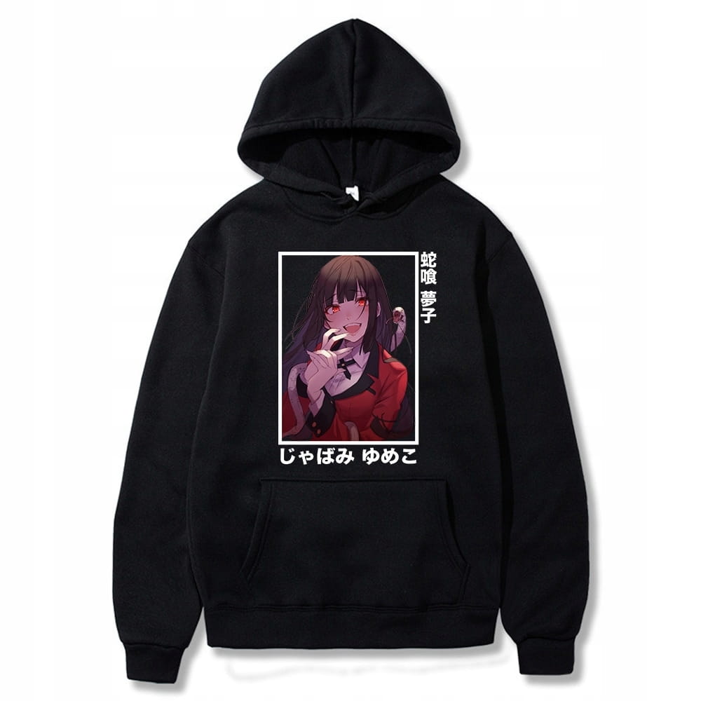 Bawełniana bluza z kapturem Kakegurui Jabami Yumeko