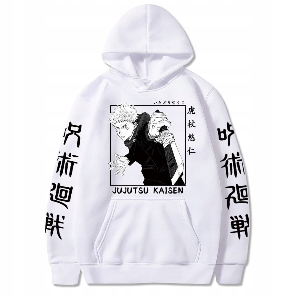 Bluza bawełniana z kapturem Anime Jujutsu Kaisen