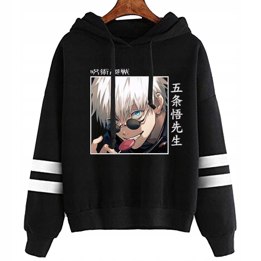 Bluza bawełniana z kapturem Jujutsu Kaisen Satoru Gojo Anime