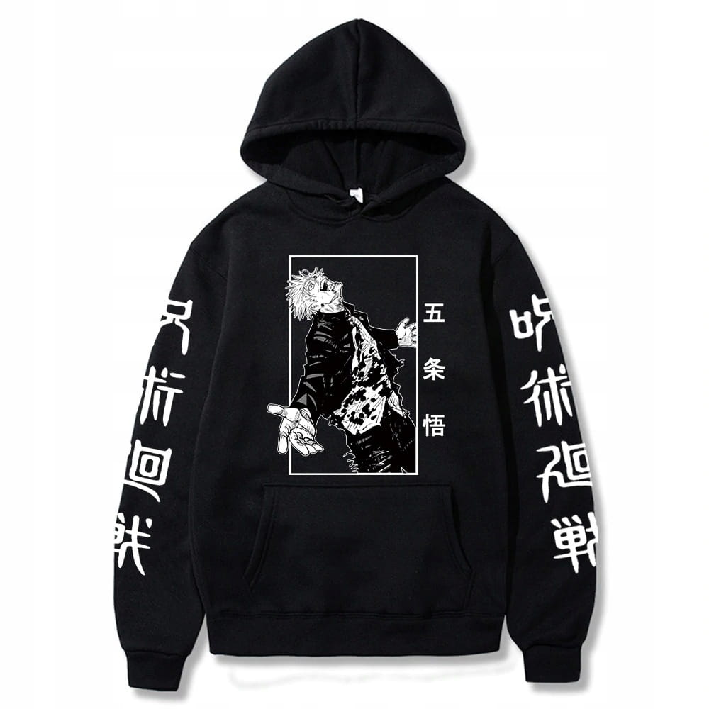 Bluza bawełniana z kapturem Jujutsu Kaisen Anime