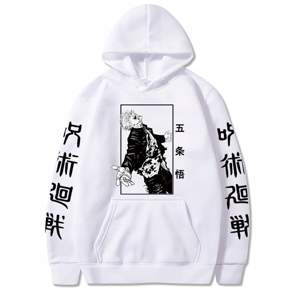 Bluza bawełniana z kapturem Jujutsu Kaisen Anime